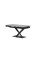 Керамический стол TML-809 айс грей + черный Vetro Mebel