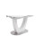 Керамический стол TML-866 белый мрамор Vetro Mebel