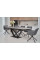 Керамічний стіл Массімо TML-950 ребекка грей + чорний Vetro Mebel