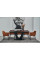 Керамический стол Алонцо TML-955 неро дорадо + черный Vetro Mebel