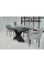 Керамічний стіл Урбано TML-896 імперіал графіт + чорний Vetro Mebel