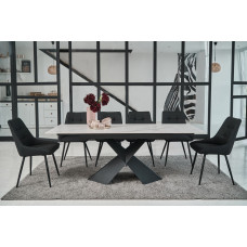 Керамічний стіл Урбано TML-896 калакатта крістал + чорний Vetro Mebel
