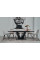 Керамічний стіл Алонцо TML-955 крема делікато + чорний Vetro Mebel