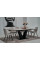 Керамический стол Алонцо TML-955 крема деликато + черный Vetro Mebel