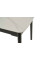 Керамический стол TM-87-1 белый мрамор + черный Vetro Mebel