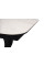Керамический стол TML-815 белый мрамор + черный Vetro Mebel