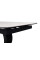 Керамічний стіл TML-815 білий мармур + чорний Vetro Mebel