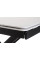 Керамический стол TML-817-1 белый мрамор + черный Vetro Mebel
