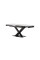 Керамічний стіл TML-817-1 білий мармур + чорний Vetro Mebel