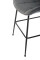Полубарный стул B-140-1 серый + антрацит Vetro Mebel