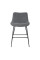 Полубарный стул B-140-1 серый + антрацит Vetro Mebel