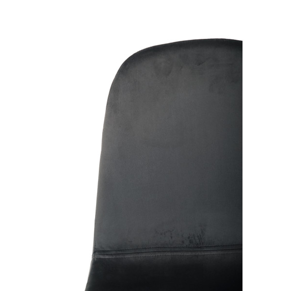 Стілець M-10 сірий велюр + білий Vetro Mebel
