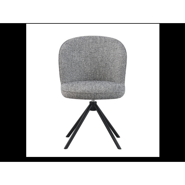 Стілець поворотний R-160 графітовий + чорний Vetro Mebel