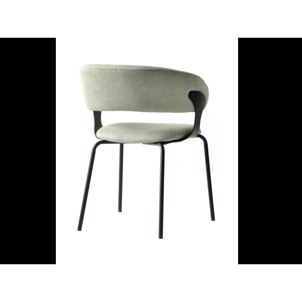 Стул M-239 пепельный + черный Vetro Mebel