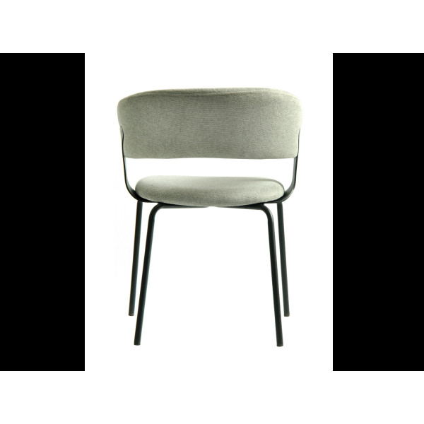 Стул M-239 пепельный + черный Vetro Mebel