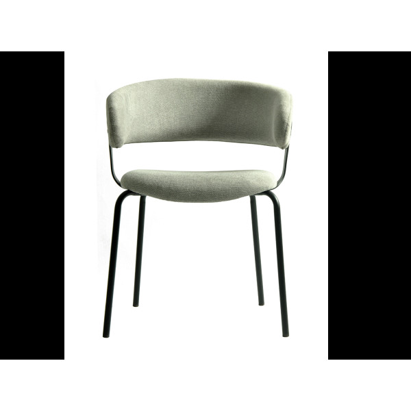 Стул M-239 пепельный + черный Vetro Mebel