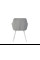 Стул M-240 седой + белый Vetro Mebel