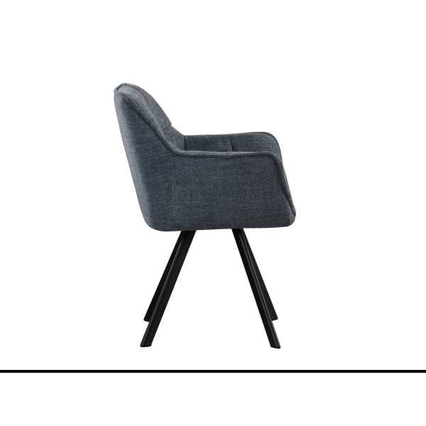 Стул M-235 графит+черный Vetro Mebel