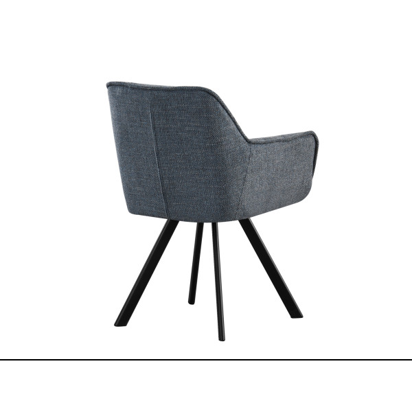 Стул M-235 графит+черный Vetro Mebel