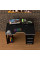 Геймерський стіл LOFT-15 чорний-білий Rasin