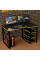 Геймерський стіл LOFT-15 чорно-жовтий Rasin