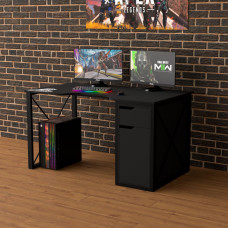 Геймерский стол LOFT-17 черный Rasin