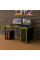 Геймерський стіл LOFT-17 чорно-жовтый Rasin