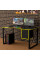 Геймерський стіл LOFT-19 чорно-жовтий Rasin