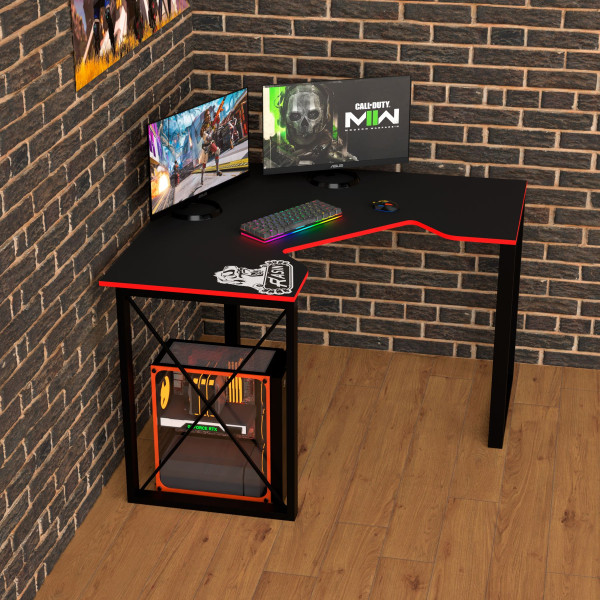 Геймерський стіл LOFT-20 чорний Rasin