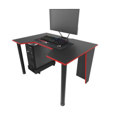 Геймерский стол GAMER-1 черный-красный Zeus-Game