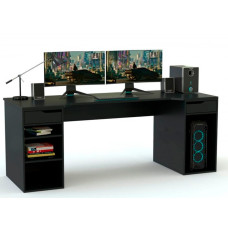 Cтол VARVAR-5S, (1600x800 мм), черный Zeus-Game