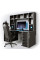 Геймерский стол Viking-3S (1600x800/850 мм) черный-белый Zeus-Game