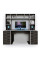 Геймерский стол Viking-3S (1600x800/850 мм) черный-белый Zeus-Game