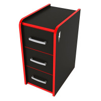 Тумба T-Box, черно-красный Zeus-Game
