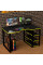 Геймерський стіл LOFT-15 чорно-жовтий Rasin