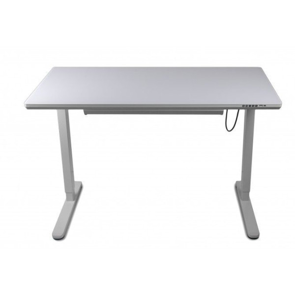 Регулируемый стол Barsky StandUp white glass 1200*600 BST-12new Zeus-Game