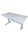Регулируемый стол Barsky StandUp white glass 1200*600 BST-12new Zeus-Game