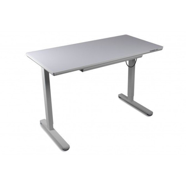 Регулируемый стол Barsky StandUp white glass 1200*600 BST-12new Zeus-Game