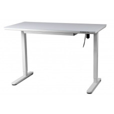 Регулируемый стол Barsky StandUp white glass 1200*600 BST-12new Zeus-Game