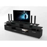 Тумба для ТВ Home Cinema-2, черный Comfy-Home